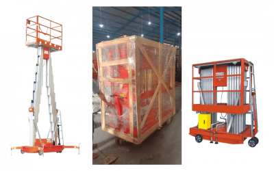 Pengiriman Aerial Work Platform (GTWY) 14 Meter Double ke Papua